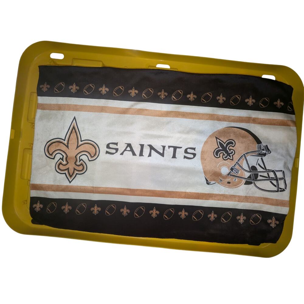 New Oleans Saints Pillow Case Zip Up